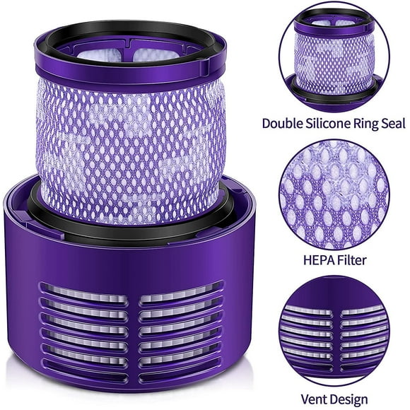 Filters For Dyson V10 Sv12 Morpilot 2 Filters For Dyson Cyclone V10 Sv12 Series Vacuum Cleaners , 2 Pack Repl
