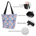 thumbnail image 3 of Lsque Cartoon colorful cute cat Pattern Beach Tote,Shoulder Handbag,Spacious Tote Bag,Lightweight Travel Bag,Versatile Shopping Bag, 3 of 5