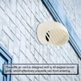 thumbnail image 5 of Uxcell 23Pcs Drain Pipe Vent Cap, 2 Inch Vent Pipe End Cap Cover Roof Air Vent Grille Round Chimney Cap Air Vent Covers for HVAC Drain Filter Ventilation Fireplace Exhaust, White, 5 of 6