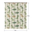 thumbnail image 5 of Cartoon Dinosaurs Shower Curtain 72"x84" ,Bathroom Decorative Shower Curtains Set with 12 Hooks,Modern Waterproof Washable Shower Curtain, 5 of 6