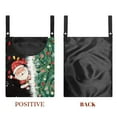 thumbnail image 7 of SEANATIVE Christmas Santa Clothes Pin Hanging Bag Large Capacity Clothesline Peg Organizer Storage Bags 2pcs Soft Hanging Clothes Pin Bag Hanging Home Outdoor Supply, 7 of 7