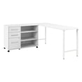 thumbnail image 1 of Scranton & Co Engineered Wood 72W x 24D Computer Desk with Storage in White, 1 of 8