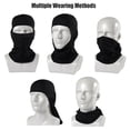 thumbnail image 3 of Gorro de pasamontañas de camuflaje protector solar al aire libre máscara facial completa transpirable casco de motocicleta gorra interior hombres mujeres máscara de ciclismo, 3 of 5