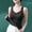 Black, variant on Pocketed Mastectomy Camisole for Women with Built in Shelf Bra Post Surgery Tank Top Breast Form Pockets Sleeveless Recovery Cami Soft Modal Top, Black,XXXL