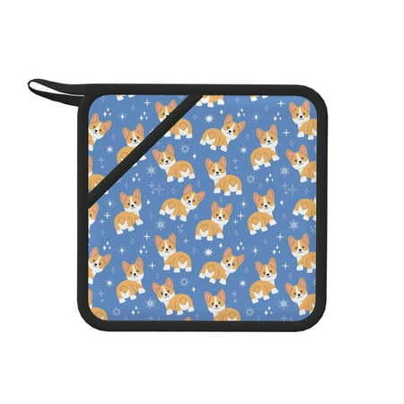 

Lukts Corgi for Silicone Anti-hot Mats - Heat Resistant for Kitchen Counter Dish Drying Mat Silicone Trivets Hot Pads for Kitchen Counter
