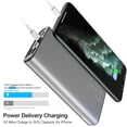thumbnail image 3 of TOZO PB1 PD Portable Charger 20000mAh Capacity Fast Charging Power Bank 18W High Charging Speed External Battery Pack with USB-C Input/Output Compatible - Gray, 3 of 8