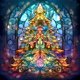 thumbnail image 1 of Kit Vidrieras Navidad Con DIY 5D30x30cm, 1 of 9