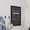 Black, variant on Merrick Lane 18" x 24" Torched Wood Wall Mount Magnetic Chalkboard Sign with Eraser, Hanging Wall Chalkboard Memo Board