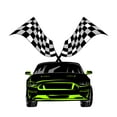 thumbnail image 2 of Sports Wall Decals for Boys Bedroom - Sports Racing Car on White Background Car DIY & Creativity Boy Girl Bedroom Wall Sticker - Size: 10 In x 9 In, 2 of 4