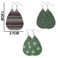 thumbnail image 2 of Pendientes navideños de piel sintéticaPendientes colgantes navideños----Estilo 6--Código de producto 71945 Estilo 6, 2 of 5