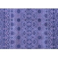 thumbnail image 1 of Ahgly Company Indoor Rectangle Abstract Blue Modern Area Rugs, 5' x 7', 1 of 4