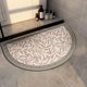 thumbnail image 5 of Alfombra con estampado de semicírculo, cubiertas de inodoro, felpudo trasero de goma, alfombra súper suave para , alfombra de , estilo E BLESIY Alfombrillas de baño, 5 of 7