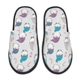 thumbnail image 1 of Balery cute winter Gnome Pantuflas de Casa de Felpa Silenciosas con Diseño Estampado, Zapatillas Cómodas Antideslizantes de Algodón para Interior-Large, 1 of 8