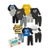 Garanimals Baby Boy Long Sleeve Mix & Match Outfit Kid Pack Gift Box, 14-Piece, Sizes 0/3-24 Months