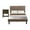 Black, variant on 2 Piece Kendall Bedroom Set - Black