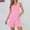 Pink, variant on ZZwxWA Womens Summer Casual Sleeveless Romper Short Overalls Loose Back Adjustable Jumpsuit With Pockets 2025 Trendy Outfits Solid Color