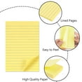 thumbnail image 2 of Tripumer 10 Pack Self Sticky Note Adhesive Lined Sticky Notes Pads 4 x 6 in 45 Sheets Each Pad Yellow, 2 of 7