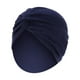 thumbnail image 1 of Turbante elástico para mujer Fiudx diadema plisada de terciopelo liso 6 colores, 1 of 2