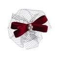 thumbnail image 4 of Miangastore Décoration de Tête de Mariée Unique Nœud Papillon Chic, 4 of 9