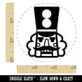 thumbnail image 2 of Christmas Nutcracker Head Self-Inking Rubber Stamp Ink Stamper - Yellow Ink - Small 3/4 Inch, 2 of 7