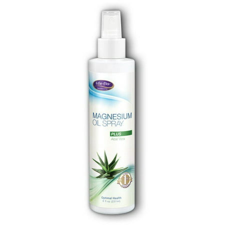 Magnesium Oil w/Aloe Vera Spray Life Flo Health Products 8 oz
