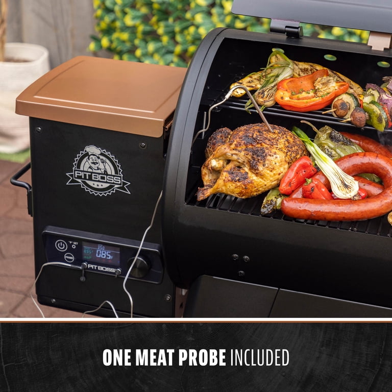 Lexington 500 sq in Pellet Smoker Wood Fired Grill Onyx Series