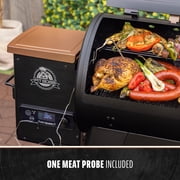 Pit Boss Pellet Smoker, Lexington 500 Square inch Wood Fired Pellet Grill, Onyx Series