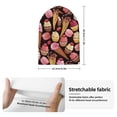 thumbnail image 2 of Lsque Ice Cream Cake Pattern Knitted Beanie, Unisex Winter Hat, Knit Hat Winter Beanies Thick Fisherman Beanies Cuffed Plain Skull Caps, 2 of 6