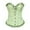 Green, variant on Corset Tops for Women,Lace Bustier Corset Lingerie top,Renaissance Overbust Corset Push Up Bodysuit Pink S