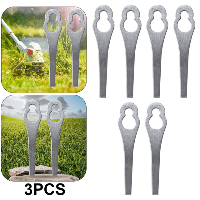 Cuchillas Repuestos para Máquina Cortadora Césped Accesorios Cortacésped (2 Piezas)
