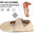 thumbnail image 4 of BERANMEY Cozy Women Slippers Comfy House Slippers for Women & Men Wide Diabetic Sock Slippers Soft & Cozy Barefoot House Shoes Indoor/Outdoor, 4 of 9