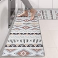 thumbnail image 2 of Kitchen Rugs Sets Of 2,Colorful Geometric Diamond Pattern Anti Fatigue Kitchen Mat Rugs Non Slip Washable,Decorative Kitchen Floor Mats for Kitchen,Sink,Laundry,17"X47", 2 of 5