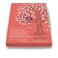 thumbnail image 3 of MuralMax Personalized Anniversary Family Tree Artwork - Love is Patient Love Is Kind Bible Verse - Unique Wedding & Housewarming Canvas Wall Decor Gifts - Color Coral - Size - 12x16, 3 of 6