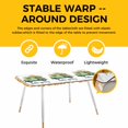 thumbnail image 4 of Hello Spring Table Cloths for 8 Foot Rectangle Tables, Easter Flowers Green Truck Floral Orange Plaid Patio Waterproof Elastic Fitted Tablecloths, Washable Rectangular Table Cover for Camping, 4 of 8