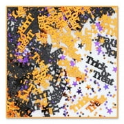 Beistle Trick or Treat Confetti, Orange/Black/Purple