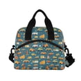 thumbnail image 3 of joogoo Cartoon Truck Cars Insulated Lunch Bags Reusable Cooler Box with Shoulder Strap, 3 of 6
