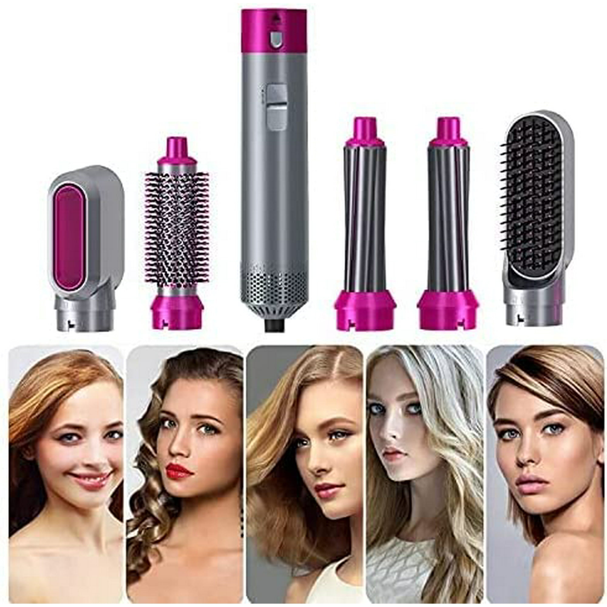 Fancy Electric Hair Dryer Blow Dryer Professional Hair Curling Iron Hair Waver Pear Flower Cone Hair Curler 5 in 1 Hot Air Brush | Walmart Canada Fancy Electric Hair Dryer Blow Dryer Professional Hair Curling Iron Hair Waver Pear Flower Cone Hair Curler 5 in 1 Hot Air Brush | Walmart Canada