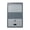 Black + Steel-1, variant on Large Package Delivery Box for Outside β Cold-Rolled Steel Anti-Theft Lockable Mailbox with Weatherproof Coating, Secure Parcel Drop Box for Porch, House, Curbside, Grey