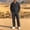 Gray, variant on LYSMORA Mens 2 Piece Vertical Rib Corduroy Outfit Set Lapel Long Sleeve Chest Pocket Button Down Shirt Drawstring Waist Straight Leg Pants Casual Daily Outdoor Matching Tracksuit