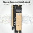thumbnail image 4 of Performances Stables PCI Express 16x Carte Adaptateur, M Clé M.2 à PCIE3.0 X16 SSD, pour, 4 of 8