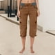 thumbnail image 4 of WILLBEST Pantalones Casuales de Verano para Mujer, Pantalones con Bolsillos, Monos Deportivos para Exteriores, Pantalones Cortos Cargo Finos y Sueltos para Mayor Comodidad y Estilo. Chica, 4 of 6