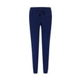 thumbnail image 3 of YDKZYMD Sweatpants For Women Cargo Pants Drawstring Baggy Cinch Bottom Sweatpants Pockets High Waist Sporty Gym Athletic Fit Jogger Pants Royal Blue M, 3 of 6