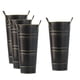 thumbnail image 2 of Cubo floral BLESIY Francés florero decoración de Metal maceta de almacenamiento Patio Negro, 2 of 8