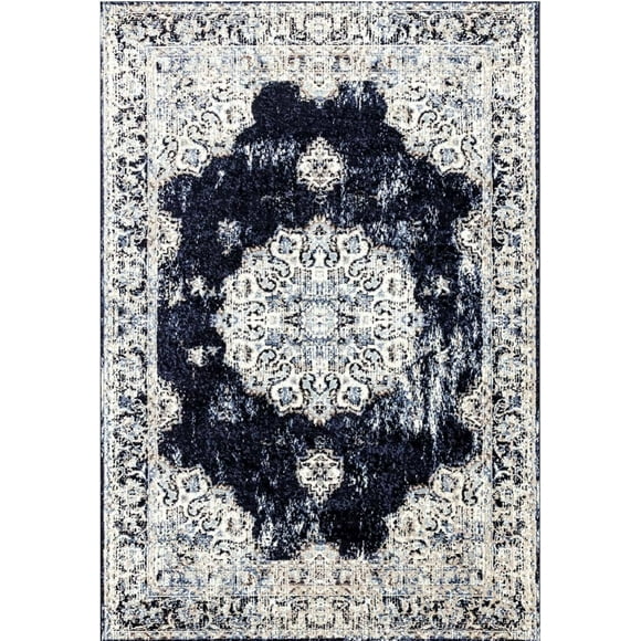 Tapis Traditionnel Florence Marine Ivoire 5'3" x 7'3"
