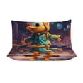 thumbnail image 4 of Duvet Cover Queen Size Q-version Funny Little Yellow Duck 3 Pcs Duvet Cover Set Bedding Sets Queen Soft Breathable, 4 of 6