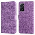 thumbnail image 1 of Funda tipo cartera GANGXUN para Xiaomi Redmi Note 12 Pro 4G , diseño girasol, cuero PU, soporte, cierre magnético, tarjetero, 1 of 5
