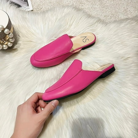 

Baotou Half Slippers Women Summer Wear Muller Shoes 2022 New Flat Sandals