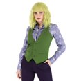 thumbnail image 2 of Blonde and Green Wavy Wig, 2 of 5