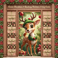 thumbnail image 5 of Decorative Reindeer Christmas Banner Cartoon Design Cute Deer Festive Gifts Holiday Decoration for Winter Party Indoor Celebration Holiday Gathering, 5 of 9