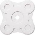 thumbnail image 1 of Ekena Millwork CMP32LA-04000 32 in. OD x 4 in. ID Square Luna Architectural Grade PVC Contemporary Ceiling Medallion, 1 of 1